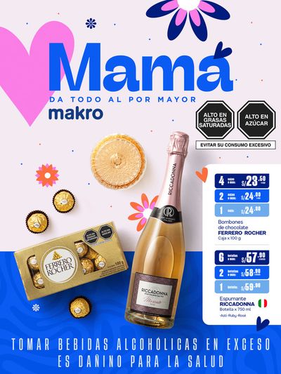Ofertas de Supermercados en Piura | Especial Mamá N10 de Makro | 10/5/2024 - 22/5/2024