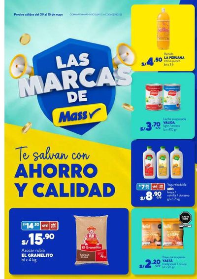 Ofertas de Supermercados en Chilca | Las Marcas de Mass  de Mass | 13/5/2024 - 15/5/2024