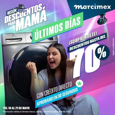 Catálogo Marcimex en Pacasmayo | Descuentos, para Mamá | 16/5/2024 - 21/5/2024