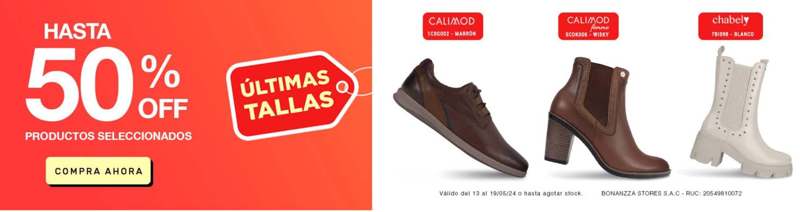 Catálogo CaliMod en Lima | Hasta 50% Off  | 15/5/2024 - 19/5/2024