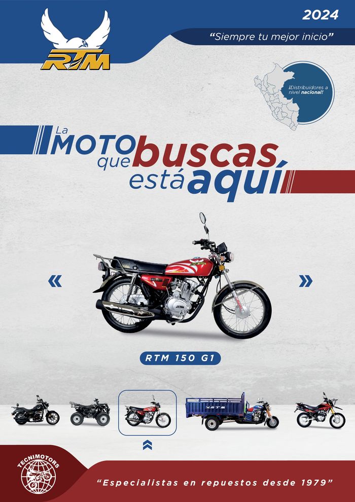 Catálogo Tecnimotors en Callao | La moto que buscas,está aquí | 15/5/2024 - 31/5/2024