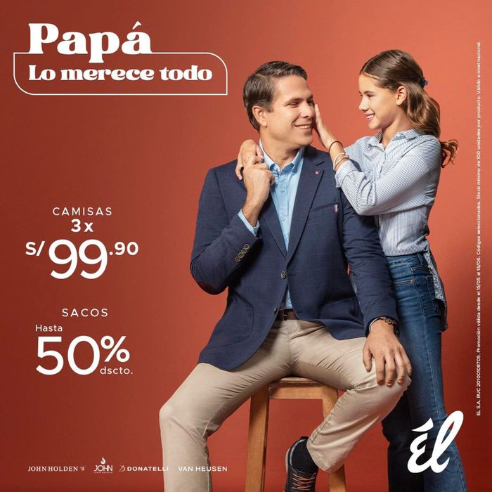 Catálogo Tiendas Él en Chiclayo | Papá lo merece todo | 20/5/2024 - 16/6/2024