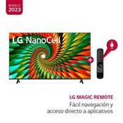 Oferta de Televisor Smart Uhd 4K Lg 75 Pulgadas Nanocell 75Nano77Sra por S/ 4149 en Carsa
