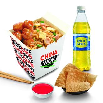 Oferta de Combo Encajate Honey Chicken por S/ 16,9 en China Wok