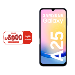 Oferta de Galaxy A25 5G 256GB Negro + Portabilidad + Postpago + Plan Max Ilimitado 69.90 P por S/ 909 en Claro