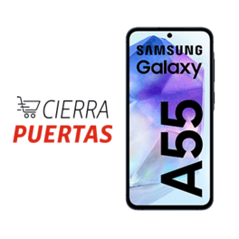 Oferta de Galaxy A55 256GB Awesome Navy + Portabilidad + Postpago + Plan Max Ilimitado 69.90 P por S/ 1729 en Claro