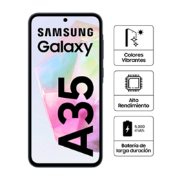 Oferta de Galaxy A35 256GB Awesome Navy + Portabilidad + Postpago + Plan Max Ilimitado 289.90 P por S/ 809 en Claro
