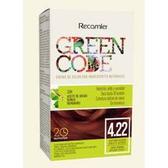 Oferta de Tinte Green Code Kit 4.22 Castaño  Mediano  Violeta Irisado por S/ 12,45 en Freshmart