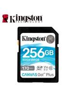 Oferta de Tarjeta SD Kingston Canvas Go Plus SDG3 256 GB por S/ 139 en Hiraoka