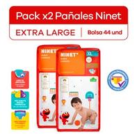Oferta de Pack Pañales Ninet Suave Cuidado Talla XL por S/ 84,9 en InkaFarma
