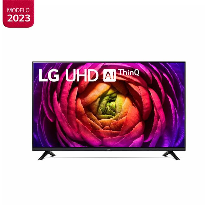 Oferta de Televisor LG UHD TV 65" 4K ThinQ AI 65UR7300 (2023) por S/ 1999 en Metro