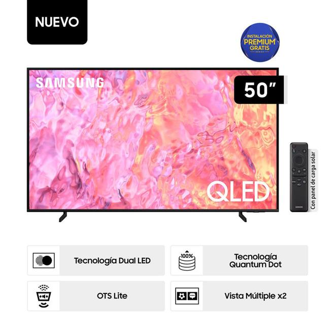 Oferta de Televisor Samsung Smart TV 50" QLED 4K QN50Q60CAGXPE por S/ 1899 en Metro