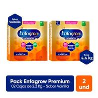Oferta de Pack Enfagrow Premium Pro Mental Sabor Vainilla Caja 2.2 KG 2 Unidades por S/ 412 en Mifarma