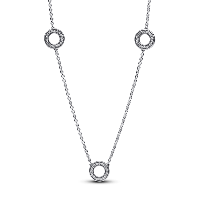 Oferta de Collar de Cadena Círculos de Pavé por S/ 950 en Pandora