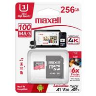 Oferta de Maxell Memoria Micro SD UHS-1 U3 c/ adaptador SD - 256 GB por S/ 169,9 en Phantom