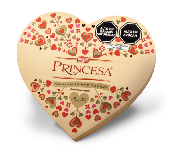 Oferta de Chocolate Princesa Corazón 144 gr por S/ 23,9 en Tambo