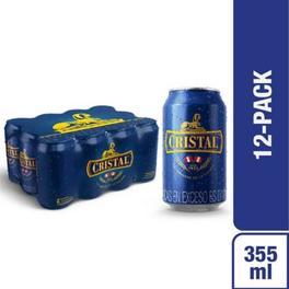 Oferta de Cerveza Cristal Lata Pack 12 Unidades 355 mL por S/ 39,9 en Tottus
