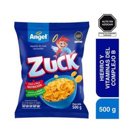Oferta de Cereal Hojuelas de Ma&iacute;z Az&uacute;caradas Angel Zuck 500 g por S/ 15,7 en Tottus