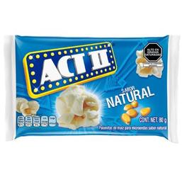 Oferta de Popcorn Natural Act Li 80g por S/ 5 en Tottus