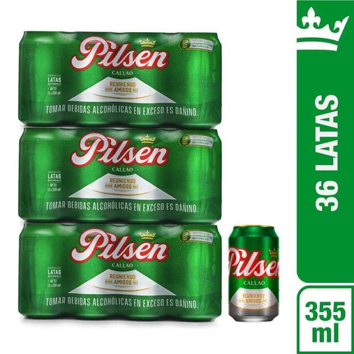 Oferta de 3x Cerveza Pilsen Twelve 355 mL por S/ 127,5 en Tottus