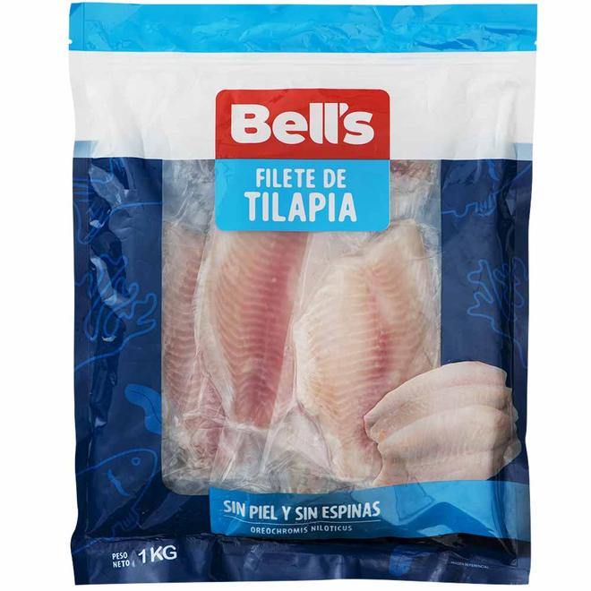Oferta de Filete de Tilapia BELL'S Congelado Bolsa 1000g por S/ 22,9 en Vivanda