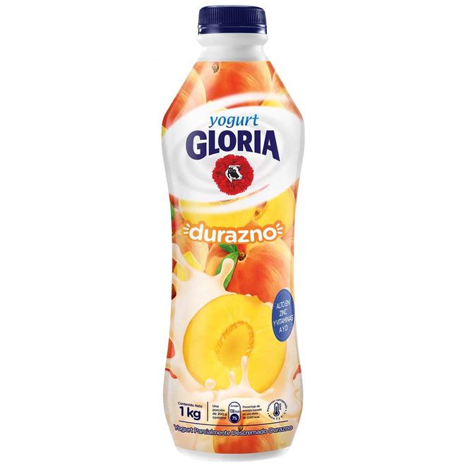 Oferta de Yogurt Bebible GLORIA Sabor a Durazno Botella 1Kg por S/ 6,7 en Vivanda
