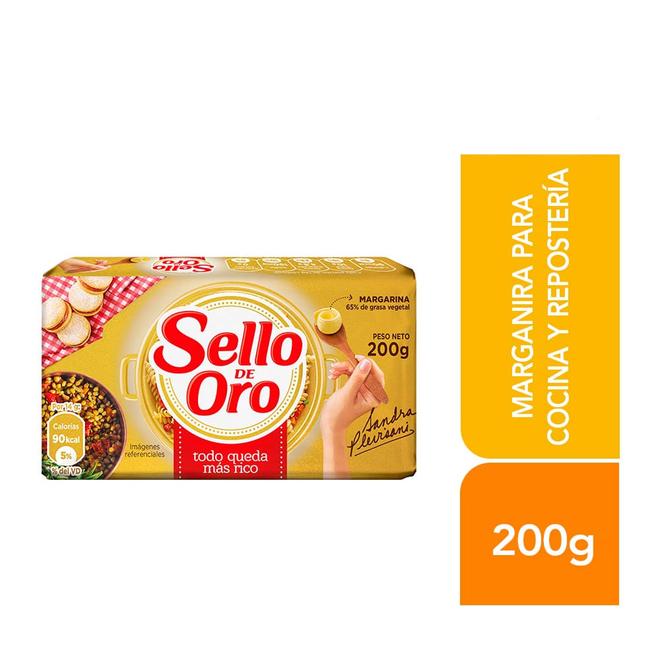 Oferta de Margarina SELLO DE ORO Barra 200g por S/ 4,3 en Vivanda